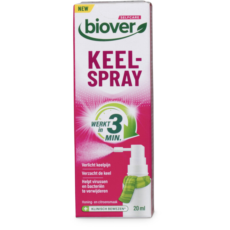 Een afbeelding van Biover Selfcare Keelspray bel