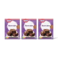 Dr. Oetker Mix voor brownies choco 3-pack