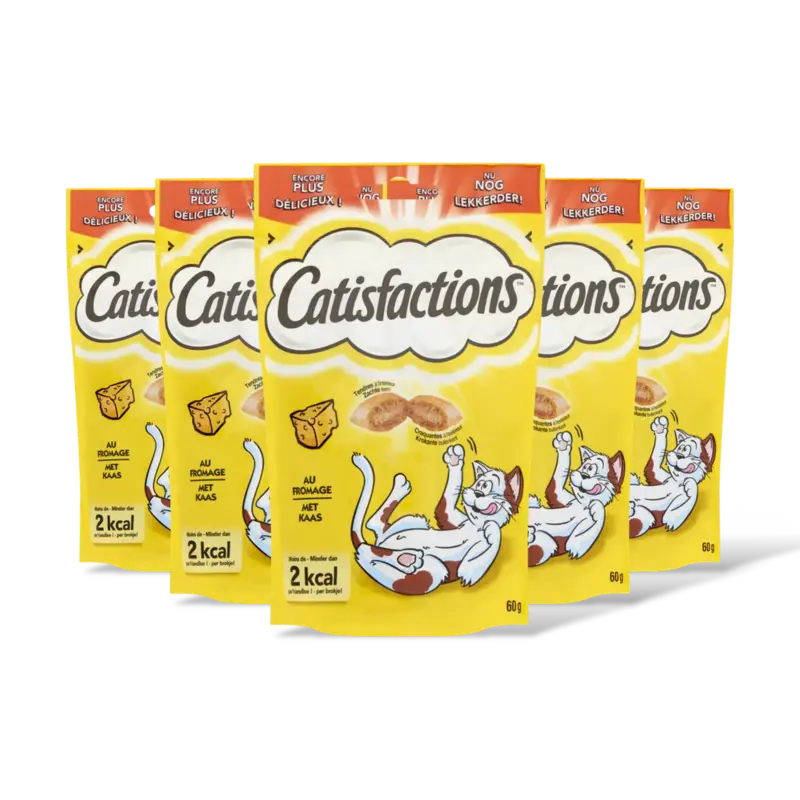 Catisfactions Kattensnack kaas 5-pack