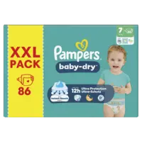 Pampers Baby-dry luiers maat 7 XXL pack