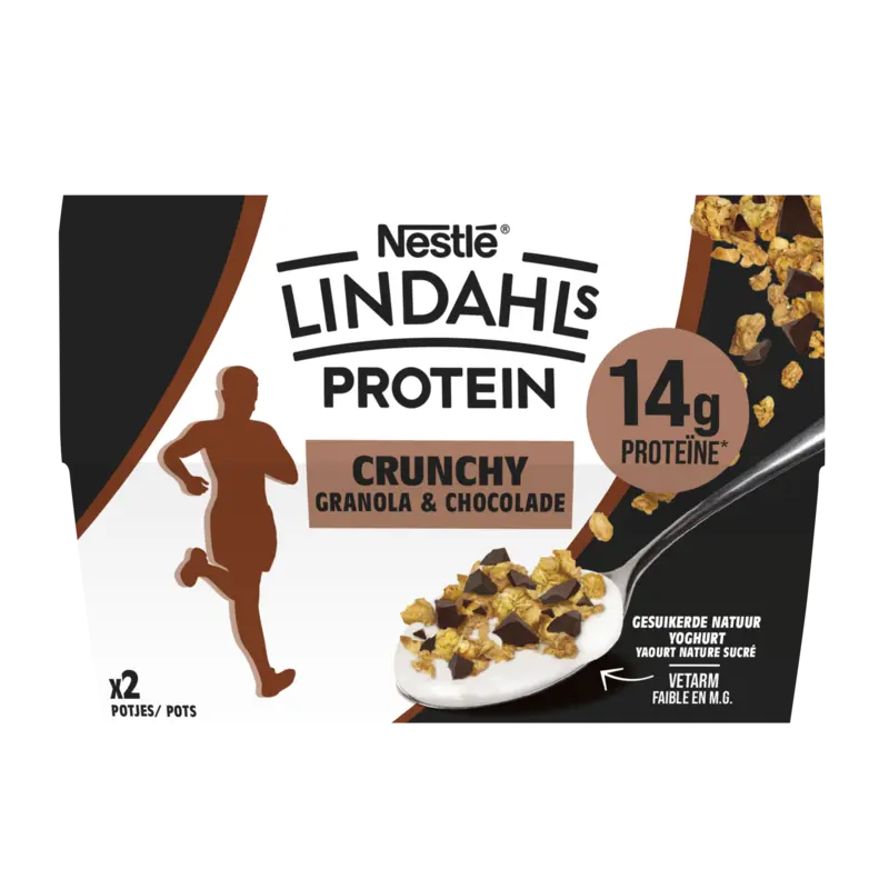 Lindahls Yoghurt crunchy chocolade
