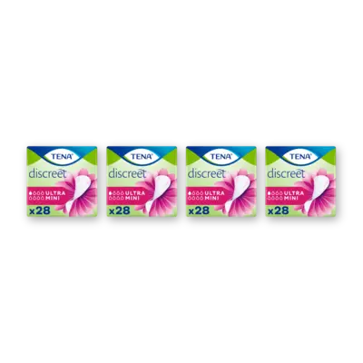 pdp-image-Tena Discreet ultra mini inlegkruisjes 4-pack