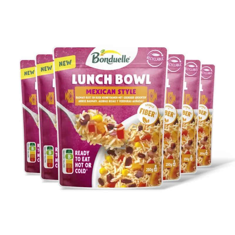 Bonduelle Lunch bowl Mexican style 6-pack