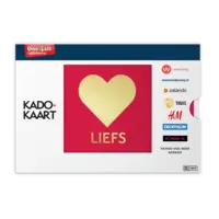 Kado + kaart liefs e-gift 10 euro