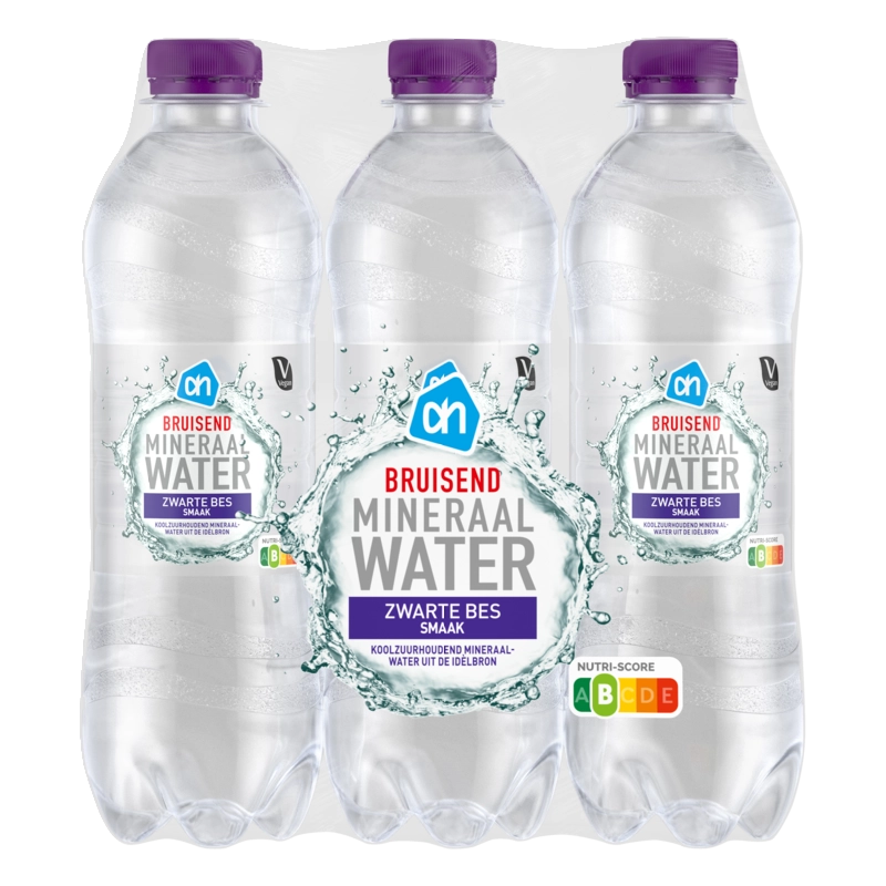 AH Bruiswater zwarte bes 6-pack
