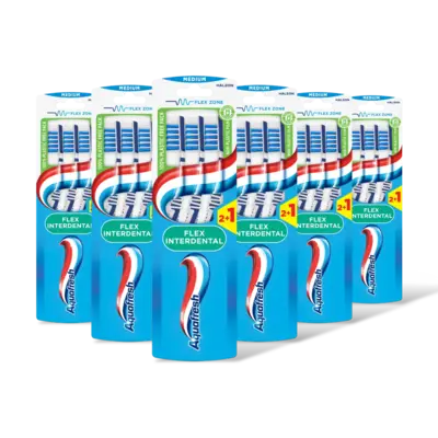 pdp-image-Aquafresh Flex interdental med tandenborstel 6pck