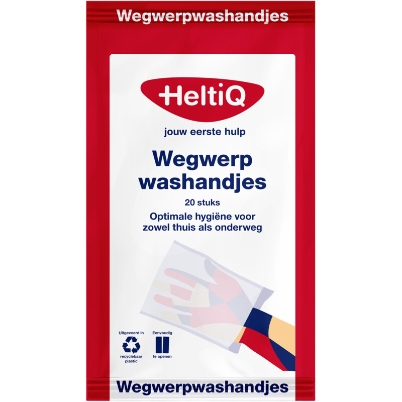 Een afbeelding van HeltiQ Wegwerp washandjes
