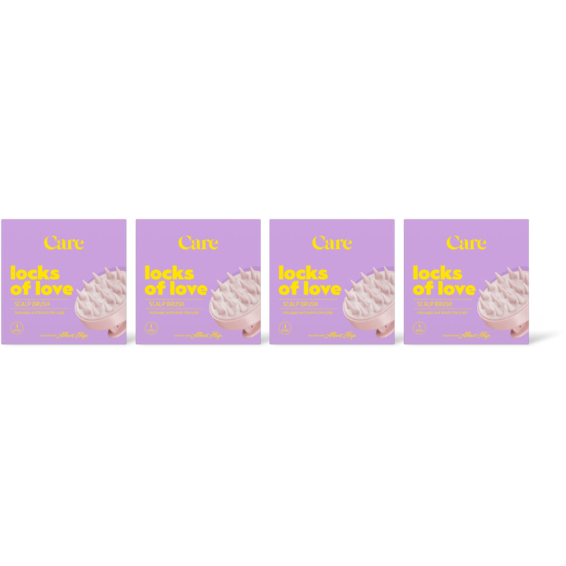 Care Locks of love scalp brush 4-pack