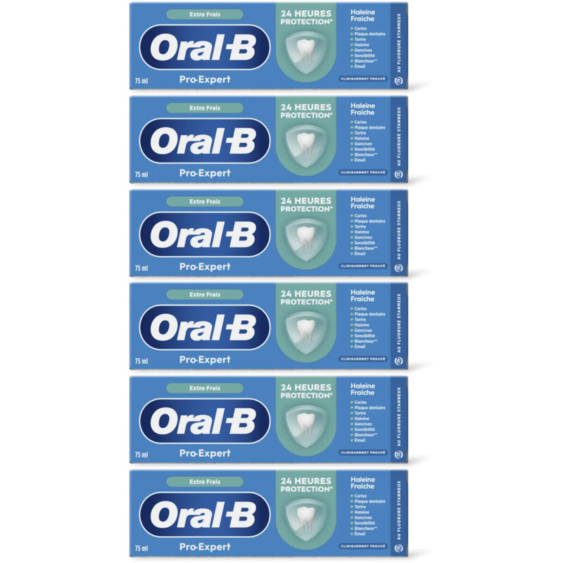 Oral-B Pro-expert advan reiniging tandpasta 6pk