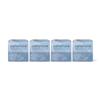 Sanature Katoenen maandverband normaal 4-pack