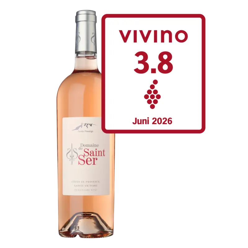 Rosé biodynamic wine