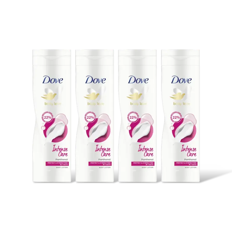 Dove Intensive body lotion 4-pack