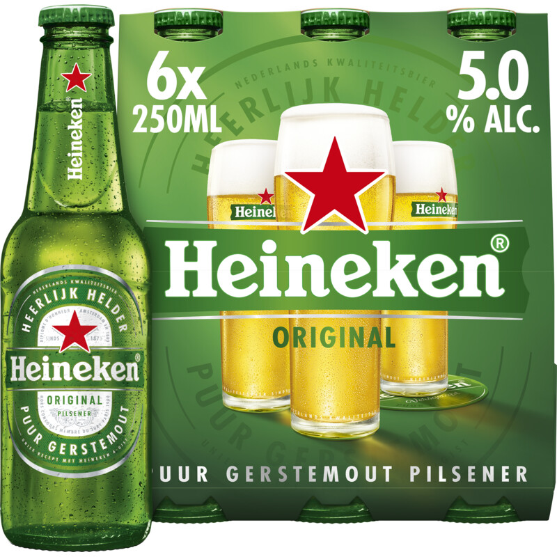 Heineken Premium pilsener draaidop 6-pack