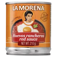 La Morena Huevos rancheros red sauce