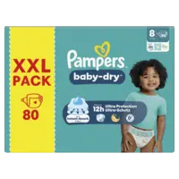 Pampers Baby-dry luiers maat 8 XXL pack