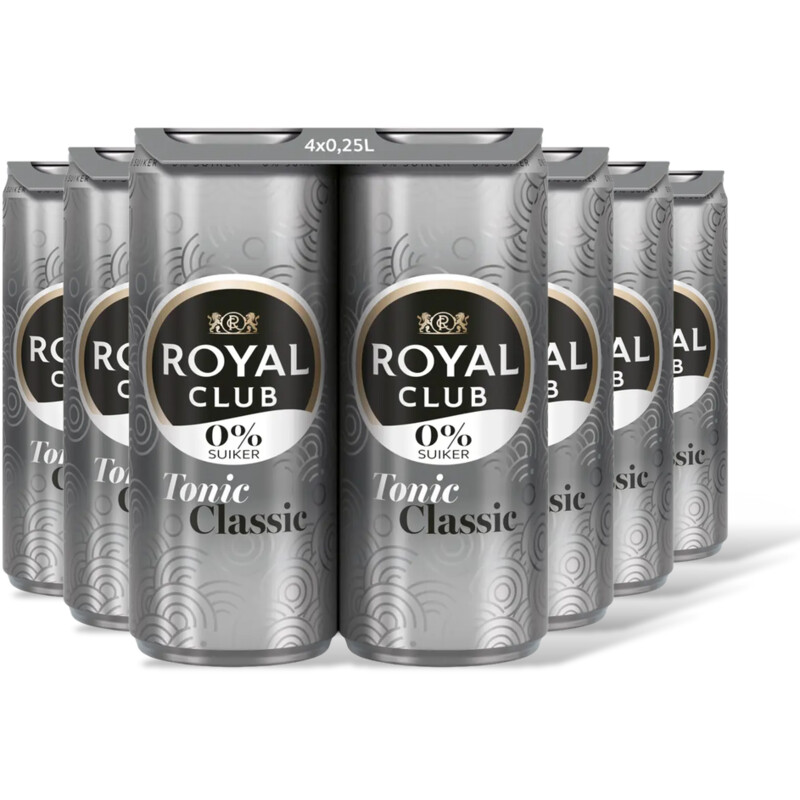 Royal Club Tonic 0% suiker 24-pack