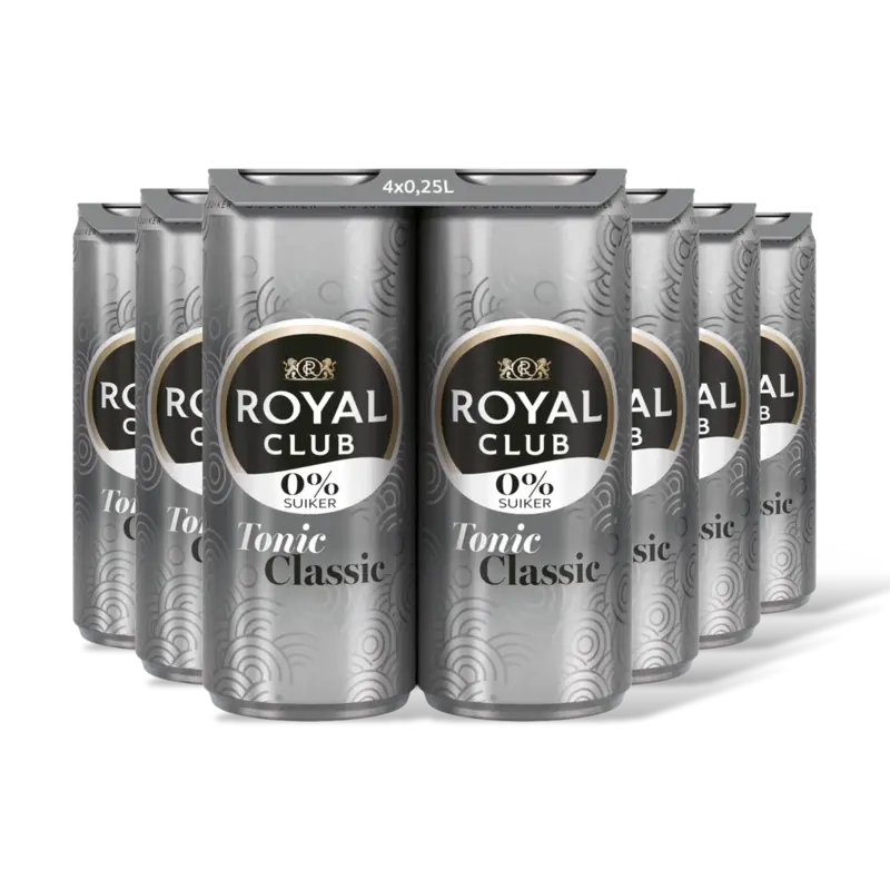 Royal Club Tonic 0% suiker 24-pack