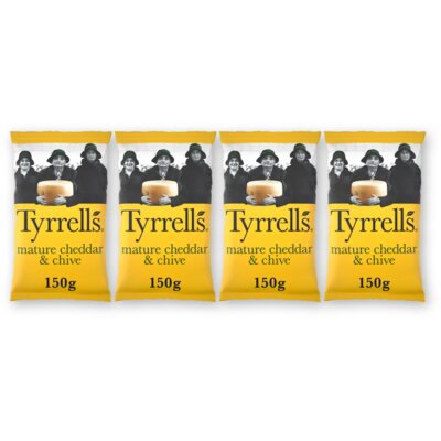pdp-image-Tyrrells Mature cheddar & chive 4-pack