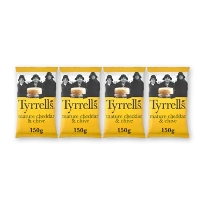 pdp-image-Tyrrells Mature cheddar & chive 4-pack