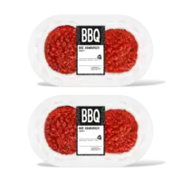 AH BBQ hamburger smokey 2-pack