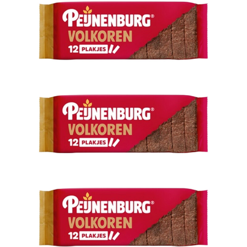 Een afbeelding van Peijnenburg Volkoren 3-pack