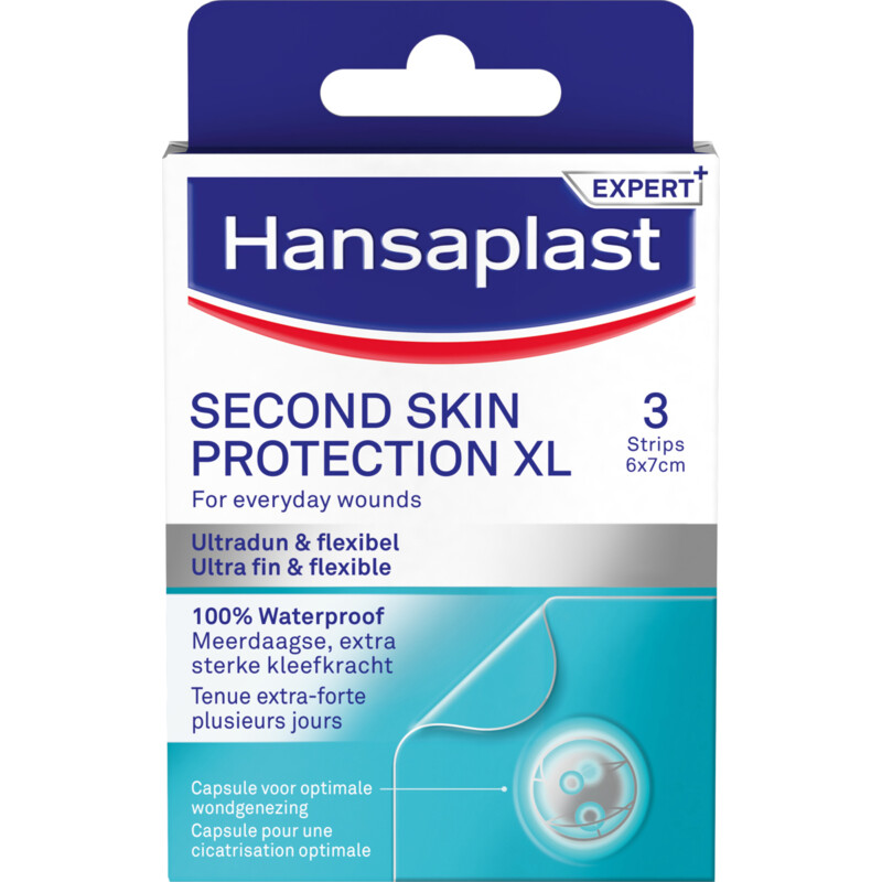 Een afbeelding van Hansaplast Second skin protection XL