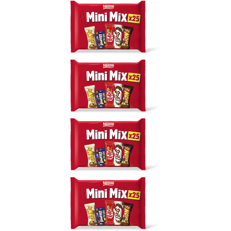 Nestlé Mini mix repen uitdeelzak 4-pack