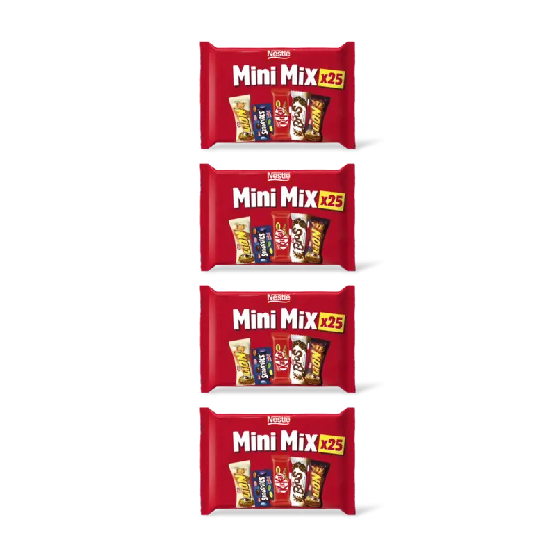 Nestlé Mini mix repen uitdeelzak 4-pack