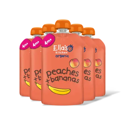 pdp-image-Ella's kitchen Peaches + bananas 4m+ 5-pack