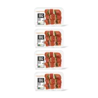 AH BBQ gekruide shaslick met spek 4-pack