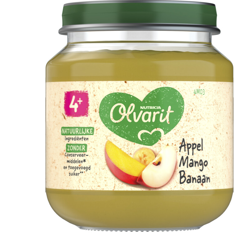 Olvarit Appel mango banaan 4m+