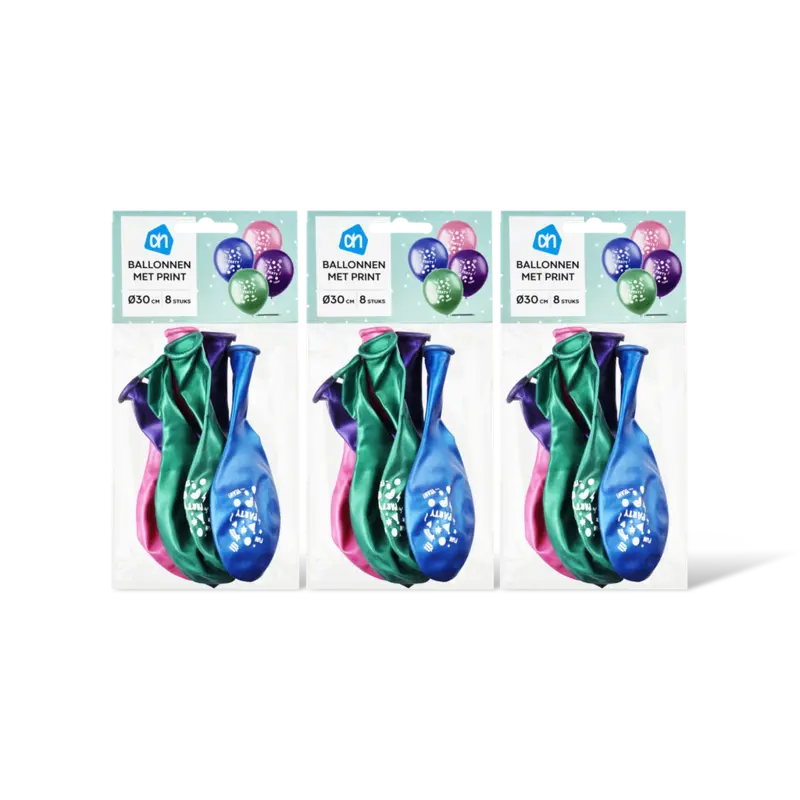 Ballonnen met print 3-pack