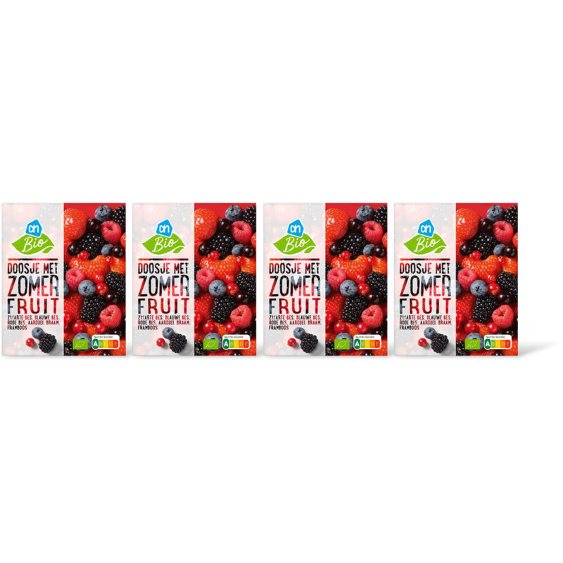 AH Biologisch Doosje met zomerfruit 4 pack
