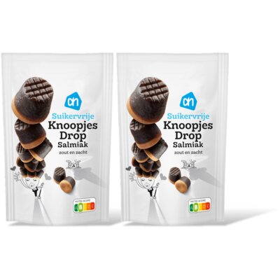 pdp-image-AH Knoopjesdrop salmiak suikervrij 2-pack