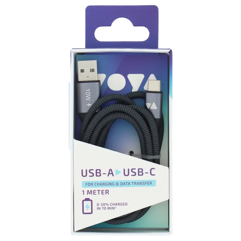 VOYA USB-A naar USB-C kabel 1 meter