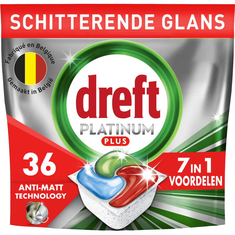 Een afbeelding van Dreft Platinum plus vaatwascapsules original
