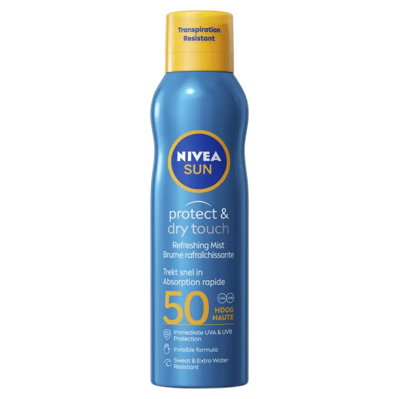 Nivea Sun Protect & dry touch zonnespray spf50