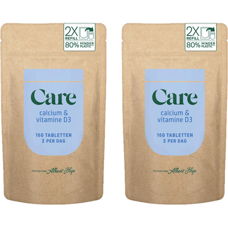 Een afbeelding van Care Calcium & vitamine D3 navul2-pack