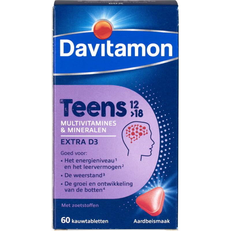 Een afbeelding van Davitamon Teens multivitamines & mineralen bel