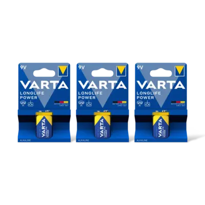 pdp-image-Varta Longlife power 9V alkaline batterij 3pk