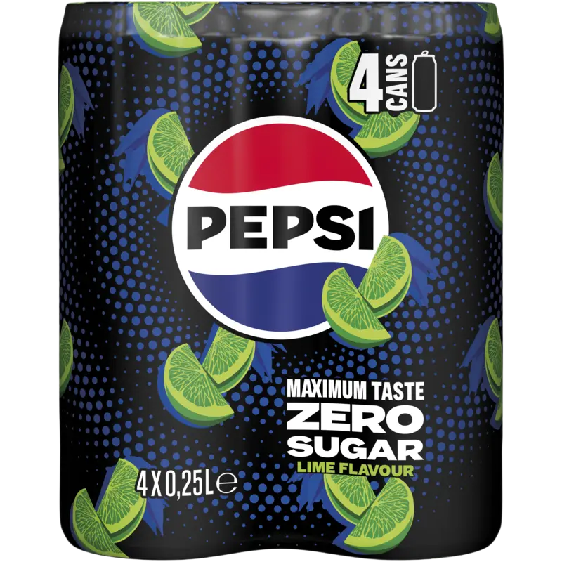 Zero sugar lime 4-pack