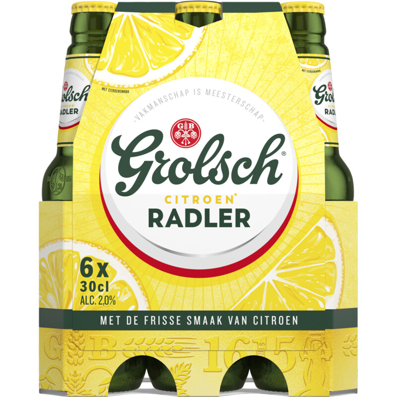Grolsch Radler citroen 2.0 6-pack