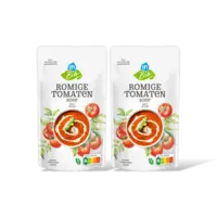 AH Biologisch Romige tomatensoep met room 2-pack