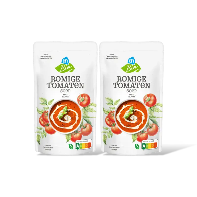 Romige tomatensoep met room 2-pack