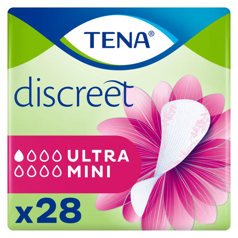 Tena Discreet Ultra Mini Inlegkruisjes 28 Stuks