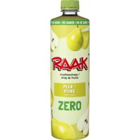 Raak Vruchtensiroop peren zero sugar