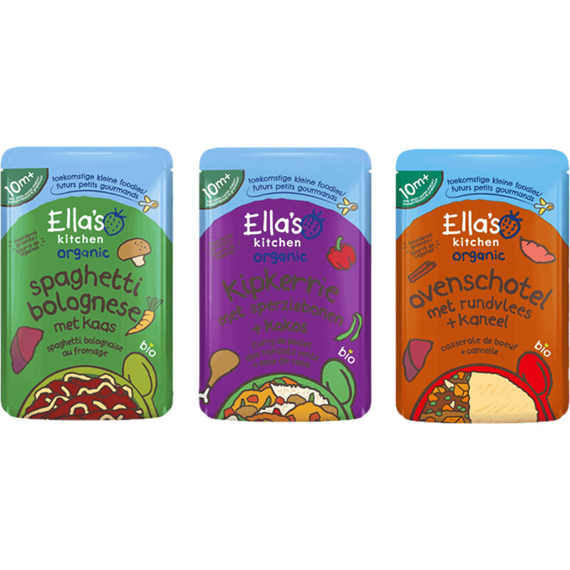Een afbeelding van Ella's kitchen maaltijd 10+ pakket