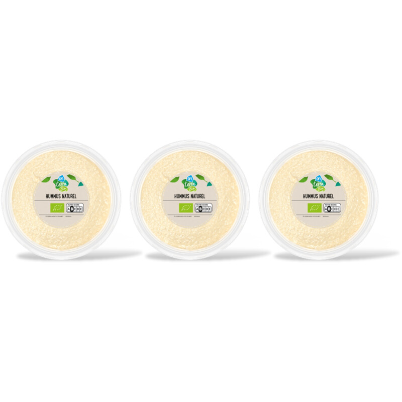 AH Terra Biologische hummus naturel 3-pack