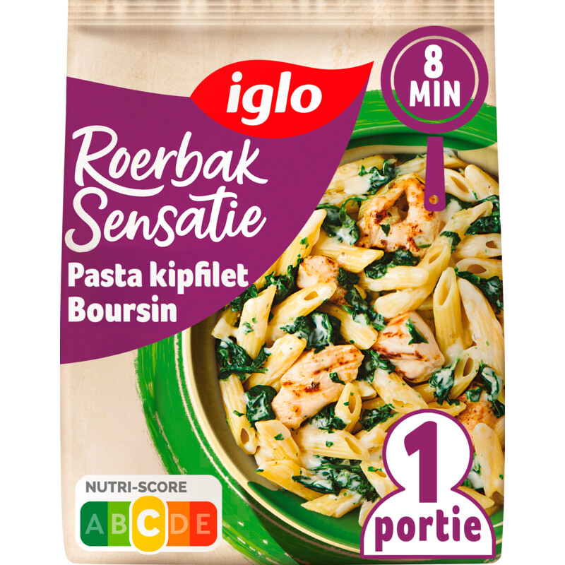 Een afbeelding van Iglo Roerbak sensatie pasta kipfilet