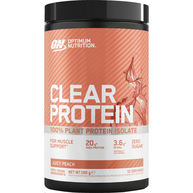 Een afbeelding van Optimum Nutrition Clear protein juicy peach